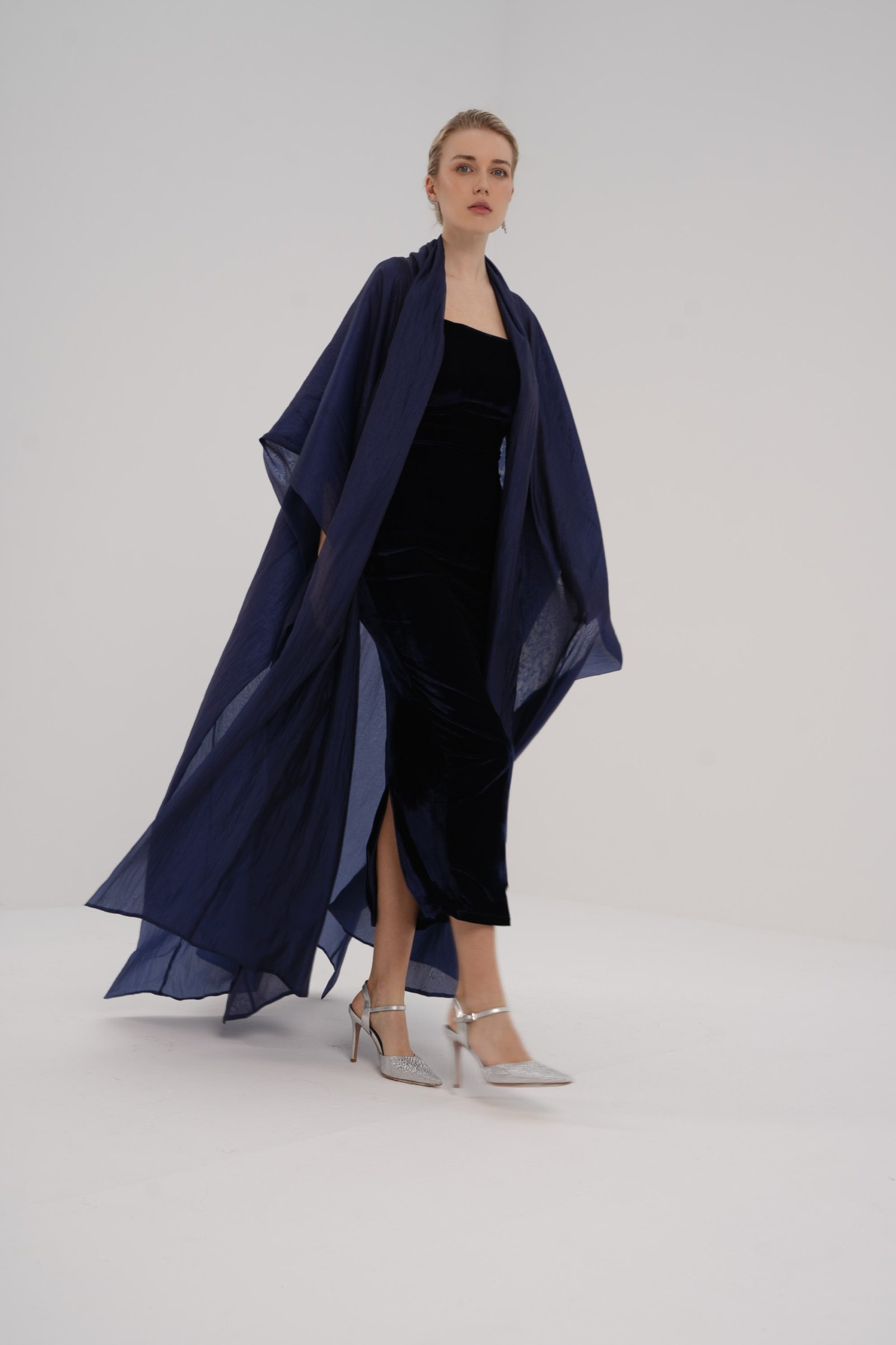 Textured Organza Cape