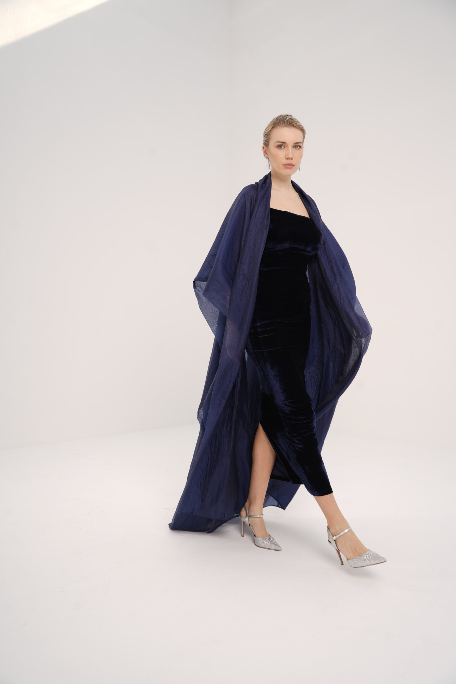 Textured Organza Cape